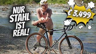 Stahlgravelbike von RENNSTAHL im Test  853 Gravel mit Top Ausstattung 💯 [upl. by Enaasiali]