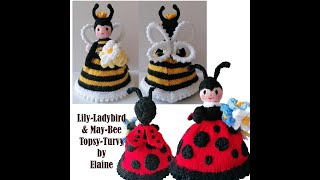 LilyLadybird amp MayBee Knitted Topsy Turvy Doll [upl. by Campos]