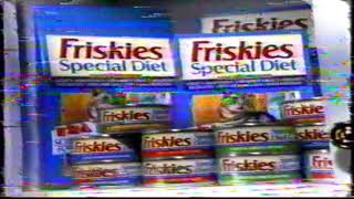 Friskies  Tv commercial 1995 special diet [upl. by Aliban275]