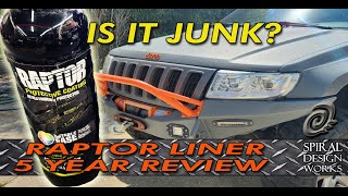 Raptor Liner 5 Year Review  Is it Junk [upl. by Maillij87]