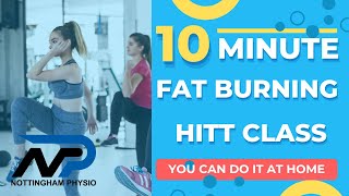 The Best 10 minute Home HITT Class to Improve your fitness tone up amp loose fat Follow Along [upl. by Mavra]