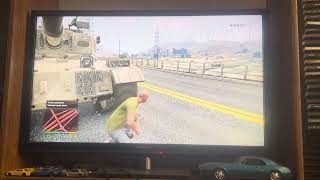 Gta 5 highway cop got rekt with crowbar [upl. by Notlew23]