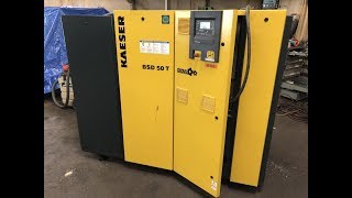 KAESER 2013 BSD 50T ROTARY SCREW AIR COMPRESSOR  SOLD [upl. by Philis695]