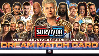 WWE Survivor Series 2024  Dream Card v2 [upl. by Eleirbag]