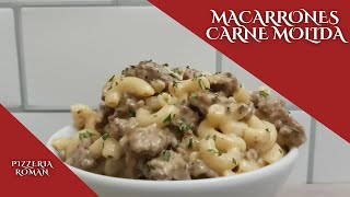 macarrones con carne molida [upl. by Coumas]