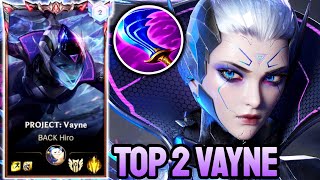 WILD RIFT VAYNE  TOP 2 VAYNE GAMEPLAY  GRANDMASTER RANKED [upl. by Etan286]