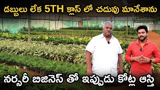 Nursery Business Telugu  How To Start Nursery Business  Kadiyapulanka Satya Deva Nursery Plant [upl. by Mariska]