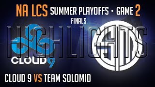 C9 vs TSM Playoff Final Highlights Game 2 S4 NA LCS Summer 2014 Playoffs Cloud 9 vs Team Solomid G2 [upl. by Eiboj]