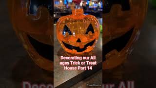 Decorating my All ages Trick or Treat House Part 14 Water bottle edition [upl. by Eceertal]