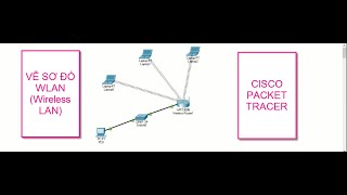 Hướng dẫn vẽ sơ đồ mạng không dây Wifi WLAN Wireless LAN trên Cisco Packet Tracer 82 [upl. by Kikelia]