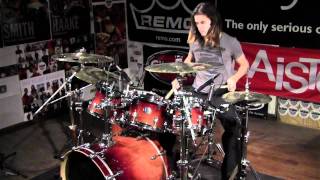 Greenbrier Percussion  Ludwig Element 6pc Fusion Deep Brown Drum Solo [upl. by Swirsky]