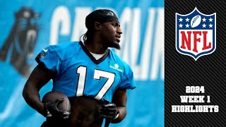 Panthers Rookie WR Xavier Legette ALL CATCHES In Week 1  2024 Debut HIGHLIGHTS vs Saints [upl. by Heindrick60]