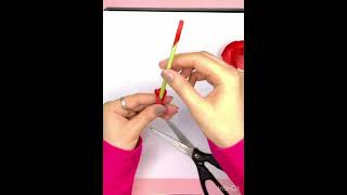 How to make paper flowers 💐 gift diy craft giftideas shorts [upl. by Mal]