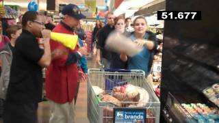 Q99 Food Lion Shopping Spree  February 16 2011 [upl. by Wrightson875]