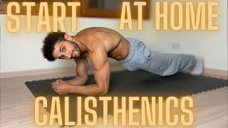 START Calisthenics With these 8 EXERCISES 🔥 No EQUIPEMENTS NEEDED [upl. by Yeldud]