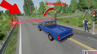 🧲CARS VS LESSAR BEAM🤯BEAMNG DRIVE trending [upl. by Hassadah961]