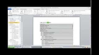 COMO ELABORAR UNA TABLA DE CONTENIDOS CON NUMERACIÓN AUTOMÁTICA [upl. by Ralston109]