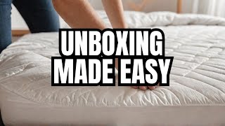 STOP Struggling with Mattress Protector Unboxing and Try This Instead [upl. by Anitneuq]