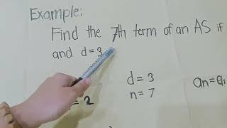 Arithmetic sequence  PERFORMANCE ACTIVITY IN MATH [upl. by Livingston224]