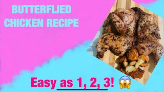 HOW TO COOK BUTTERFLIED CHICKEN  PINOY VERSION [upl. by Shoshana]