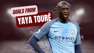 A few career goals from Yaya Touré [upl. by Aralomo]