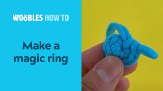 How to Crochet a Magic Ring  Magic Circle [upl. by Karlik]