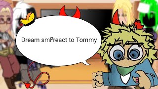 Dream SMP react to Tommy part 33 enjoy [upl. by Aivonas]