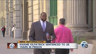 Kwame Kilpatrick sentenced to 28 years in prison [upl. by Aketahs413]