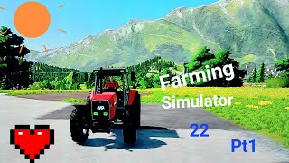 giochiamo a farming simulator 22 pt1 [upl. by Gallenz]