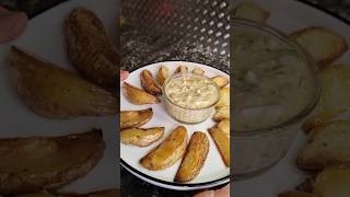 Potatoes bien croustillant avec sauce gribiche youtubeshorts [upl. by Oriole]