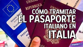 Cómo tramitar el pasaporte italiano en Italia [upl. by Sproul]