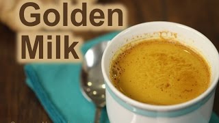 How To Make Golden Milk  Turmeric Benefits  Rockin Robin Cooks [upl. by Anyer225]