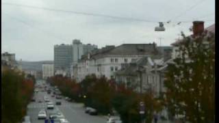 Trolley buses in Murmansk [upl. by Eleinad]