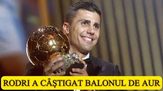 Rodri a luat balonul de aur incredibil  Real Madrid nu sa prezentat la Paris [upl. by Brina219]