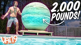 We Made the Worlds Largest Bath Bomb [upl. by Adiene]