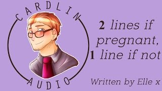 ASMR Voice 2 lines if pregnant 1 line if not M4F Checking a home pregnancy test together [upl. by Harihs543]