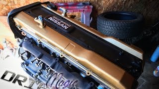 Rb25 Valve Covers Painted GOLD  S13 RB25DET Swap Build [upl. by Wenger168]