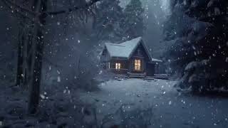 Soothing Snowstorm amp Wind Sounds in Forest for Sleep amp Relaxation [upl. by Luht]