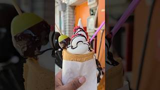 Ice cream fishshaped bun  Korean Street Food shortsvideo [upl. by Fuhrman]