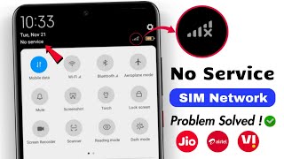 Solved Redmi Phone Mobile NO SERVICE And No Network Problem 2024  Mi Phone No Sim Card Problem [upl. by Atiker]