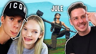 FORTNITE mit LUCA Concrafter amp seiner Freundin Jule Ein Desaster [upl. by Hsan]