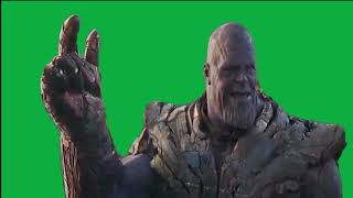 Thanos I Am Inevitable Green Screen [upl. by Malliw]