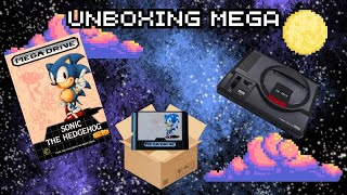 Unboxing Mega Mega Drive Sonic The Hedgehog [upl. by Eldnar]