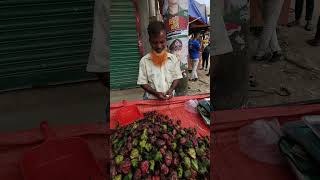 Roadside Water Chestnut 😋 shorts streetfood blogger followers blogger chestnut [upl. by Ahk]