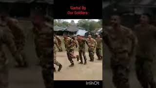 😇❤🕺😍Garba Steps  Indian Army  Dandiya  Dance By Soldiers 😇❤😍🕺🕺 [upl. by Mancino]