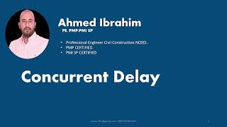 Delay analysis Concurrent Delay [upl. by Joshi]