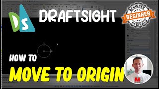 Draftsight How To Move To Origin [upl. by Misty]