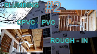 PLUMBING ROUGH  IN  House Addition  Bathroom Kitchen powder room 2 🚿🚽🛁 [upl. by Zetrok]