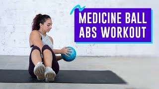 10Minute Medicine Ball Abs Workout [upl. by Aekan]