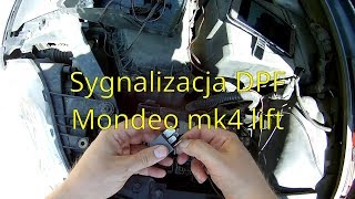 Sygnalizacja DPF Mondeo mk4  prowadzenie przewodów spod maski do kabiny [upl. by Iramat84]